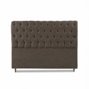 Ver imagem 3 de Cabeceira para Cama Casal Queen Estofada Captone 1,58 Mts Luna Vilajo: Suede Marrom