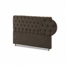 Ver imagem 5 de Cabeceira para Cama Casal Queen Estofada Captone 1,58 Mts Luna Vilajo: Suede Marrom