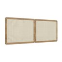 Ver imagem 4 de Conjunto Cabeceira Casal 160cm e 2 Mesas de Cabeceira 1 Gaveta Pé Metal Palhinha Oslo