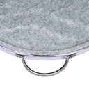 Ver imagem 4 de Forma de Pedra Sabão para Pizza com Alças de Inox 32 Cm