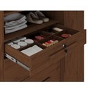 Ver imagem 5 de Cômoda Sapateira Imperial 1 Porta 5 Gavetas Marrom/Jacarandá