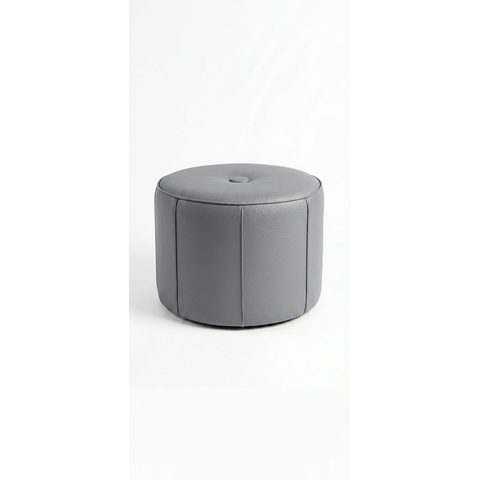 Puff Turim Premium Design Moderno Luxo - Corano:Cinza