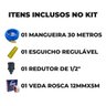 Mangueira De Jardim 30m Metros Reforçada Chata Antitorção + Fita Veda Rosca | Ledmang - 2