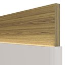 Ver imagem 5 de Painel para Tvs até 75 Polegadas New Lincoln 195cm Freijó com Grigio Gloss