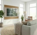 Ver imagem 1 de Painel para Tvs até 75 Polegadas New Lincoln 195cm Freijó com Grigio Gloss