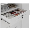 Ver imagem 5 de Cômoda Sapateira Imperial 1 Porta 5 Gavetas Branco