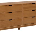 Ver imagem 2 de Cômoda de Madeira Maciça 6 Gavetas Grande