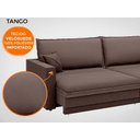 Ver imagem 7 de Sofá Tango 2,60M Sem Caixa, Retrátil e Reclinável Velosuede Chocolate - Netsofás