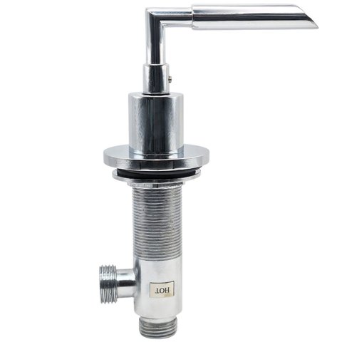 Base Lateral Registro Lavatório Shark Cromado 1/2" X 1/2" - 4905sh