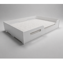 Ver imagem 3 de Cama Montessoriana Tamanho Casal com Grades de Proteção 100% MDF Baixa para Brincar Infantil - Branc