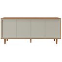Ver imagem 5 de Buffet Delux 180cm 4 Portas Pés em Madeira Mavaular:Naturalle/Off