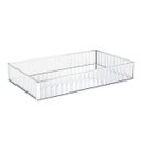 Ver imagem 2 de Bandeja de Metal com Espelho Prateada 30cm X 20cm X 4cm