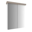 Ver imagem 6 de Gabinete de Banheiro 65cm com Cuba e Armário Ref 502 Branco/Arenito