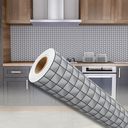 Ver imagem 2 de Kit Papel de Parede Adesivo Azulejo para Cozinhas Decoração de Fácil Instalação