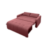 Sofá Cama para Sala de Estar Amora New Veludo Matrix - Rosê - 5