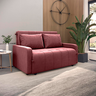 Sofá Cama para Sala de Estar Amora New Veludo Matrix - Rosê - 1