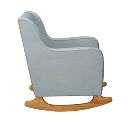 Poltrona de Amamentação Balanço com Puff Bouclê Aquila - 6