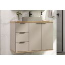 Ver imagem 1 de Gabinete de Banheiro com Cuba Galway 76cm Bege/Nude