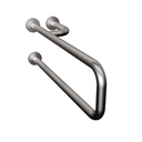Ver imagem 1 de Barra de Apoio Lateral Fixa Inox Escovado 80 Cm Esquerdo