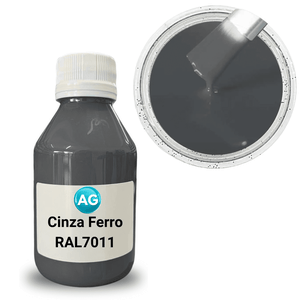 Cor Sólida Cinza Ferro Ag - 7011