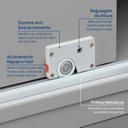 Ver imagem 6 de Módulo de Canto Linear 2 Portas de Correr Jade CabeCasa MadeiraOriginals