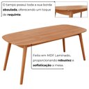 Ver mais imagens de Sala de Jantar Mesa 180x76cm Tampo Laminado com 6 Cadeiras em Couríssimo Ceci Yescasa Marrom