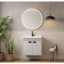 Ver imagem 1 de Gabinete Armário para Banheiro 50cm Mdf com Cuba - Siena Lineo