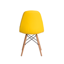 Ver imagem 5 de Cadeira Eames Botonê Amarela - Base Madeira Natural
