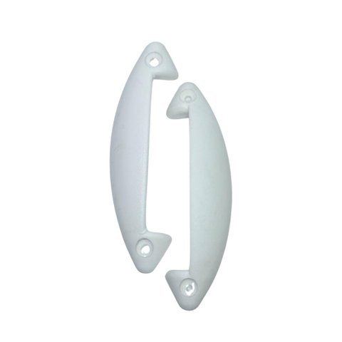 Puxador de Cama Box Baú (2 Unid) 1 Par - Solteiro, Casal, Queen, King Universal - Branco