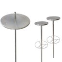 Ver imagem 1 de Kit Mesa Bar Molhado com Regulagem + 2 Bancos + Chumbadores