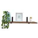 Ver imagem 3 de Prateleira Industrial 60x15 Madeira Mdf Louro Freijó Mão Francesa