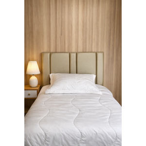 Cabeceira Estofada Adesiva Plaquinhas 1,00 X 0,60 - Perola