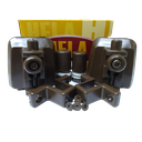 Ver imagem 1 de Kit 03 para Montagem de Janela de Correr 4 Folhas Marrom