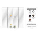 Ver imagem 5 de Kit 03 para Montagem de Janela de Correr 4 Folhas Marrom