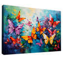 Ver imagem 1 de Quadro Decorativo Borboletas Estilo Pintura