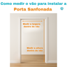 Porta Sanfonada Pvc 1,46m Bege - 6