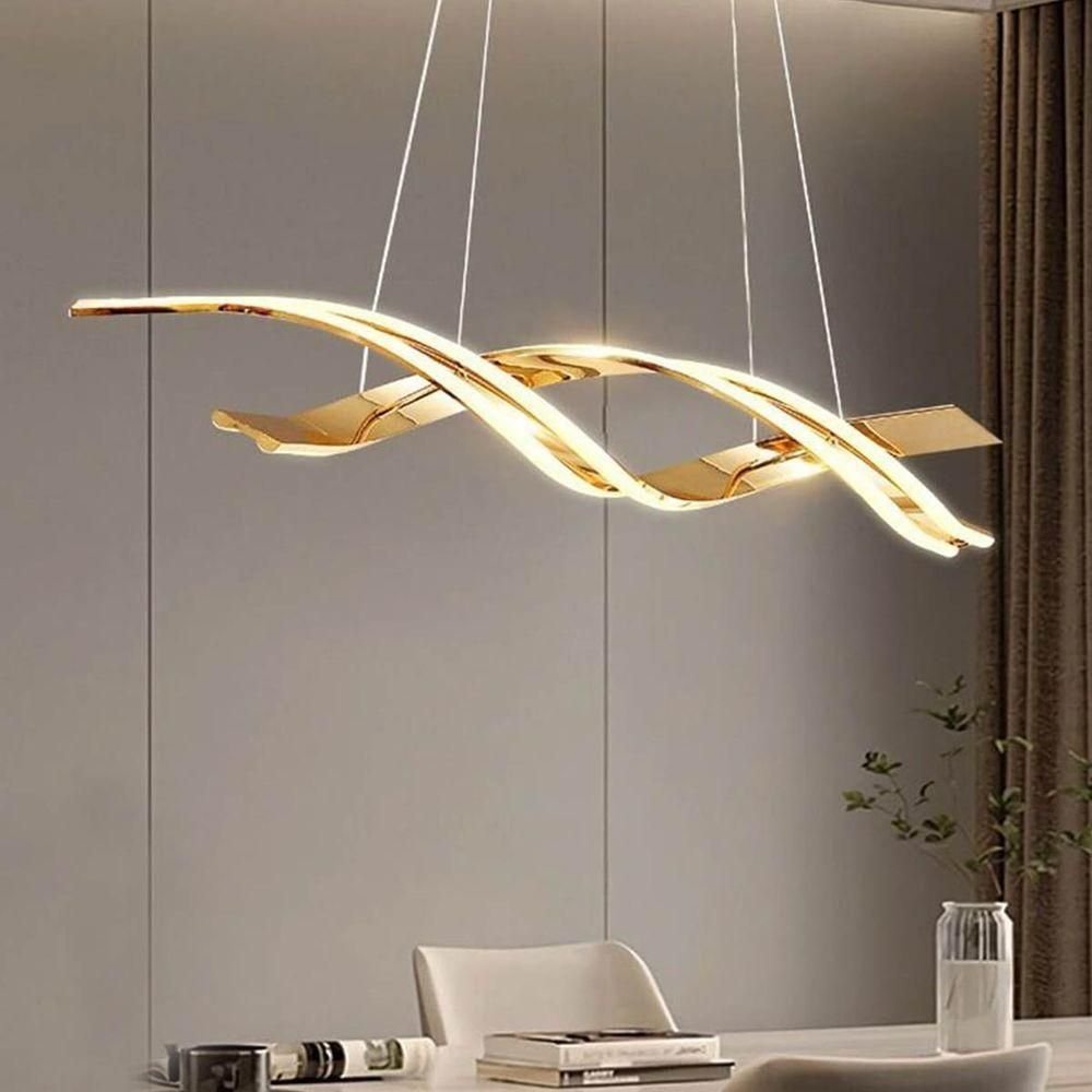 Lustre Luminaria Pendente Molecular Dna 76w Espiral Led Iluminaçao Sala Quarto - 5