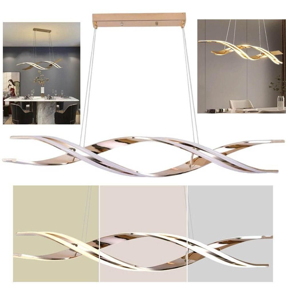 Lustre Luminaria Pendente Molecular Dna 76w Espiral Led Iluminaçao Sala Quarto - 2