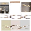 Ver imagem 2 de Lustre Luminaria Pendente Molecular Dna 76w Espiral Led Iluminaçao Sala Quarto