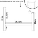 Ver mais imagens de Nicho Organizador Livro Decorativo Escritório Quarto Porta Treco