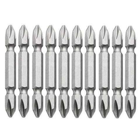 Jogo de Pontas Bits Phillips Magnetica Ph2 65mm com 10 Peças Makita