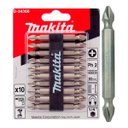 Ver imagem 2 de Jogo de Pontas Bits Phillips Magnetica Ph2 65mm com 10 Peças Makita