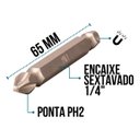 Ver imagem 3 de Jogo de Pontas Bits Phillips Magnetica Ph2 65mm com 10 Peças Makita