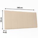 Ver imagem 2 de Cabeceira Painel Casal de Cama Box Estofada Lua 140 Cm Veludo