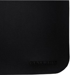 Mousepad Couro Preto Office 70x30 Cm + Suporte Copo - 3