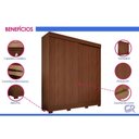 Ver imagem 4 de Guarda Roupa 2 Portas 3GV c/Pés Ilhéus Panan Jequitiba
