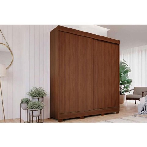 Guarda Roupa 2 Portas 3GV c/Pés Ilhéus Panan Jequitiba