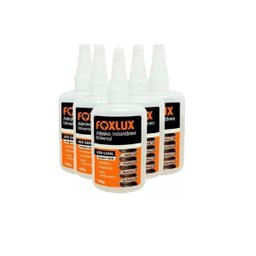 Kit 5 Adesivo Instantaneo Universal 100g Foxlux - 3