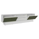 Ver mais imagens de Rack para Tv até 80 Polegadas 218 Cm 2 Portas Branco/verde Vik Madesa