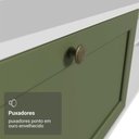 Ver imagem 7 de Rack para Tv até 80 Polegadas 218 Cm 2 Portas Branco/verde Vik Madesa